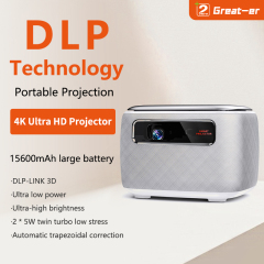 V8 DLP Projector Support cracked version 4K Home Smart Portable Outdoor