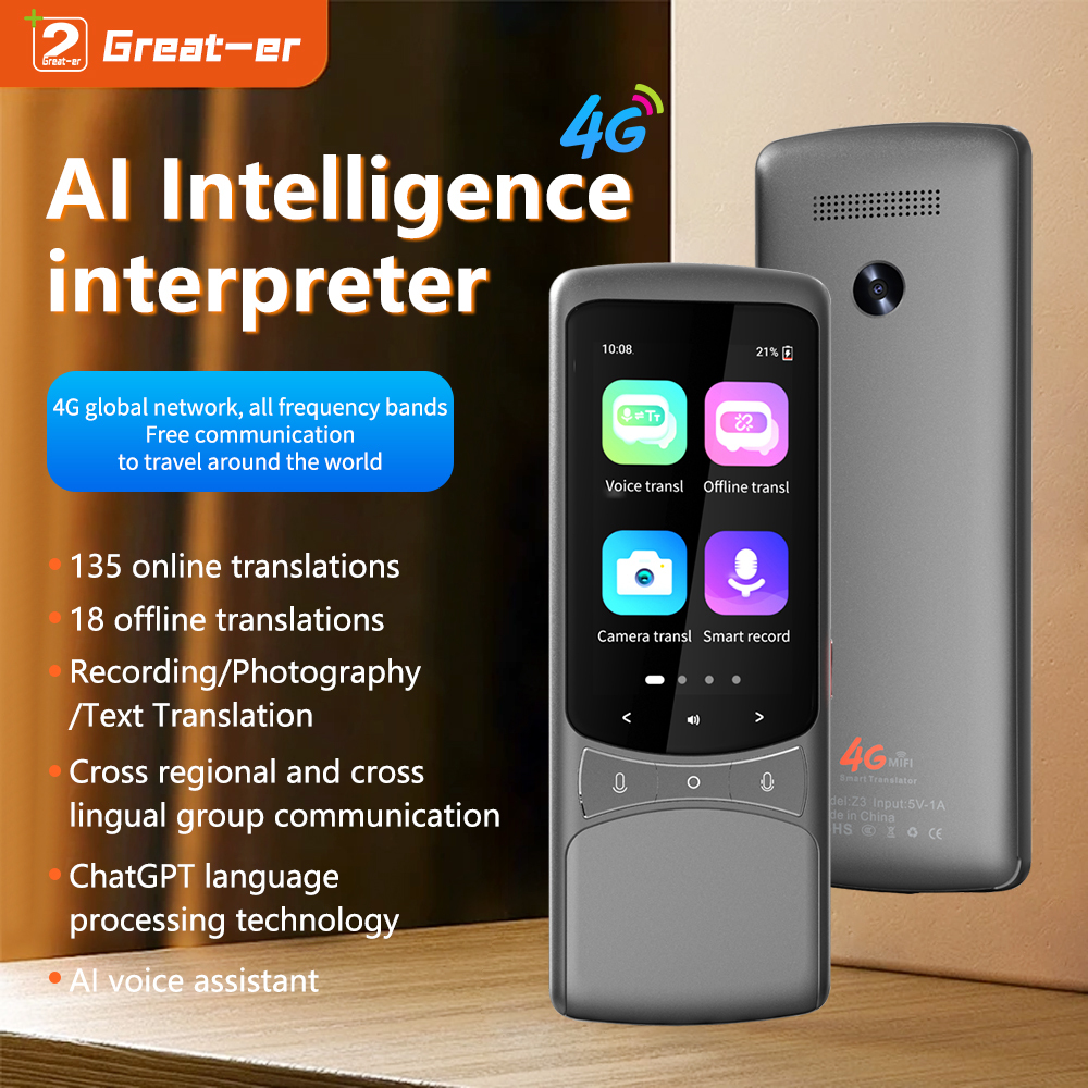 Z3 ai translation Portable Intelligent Magn Etic Language Translation Device Instantly Translates Online
