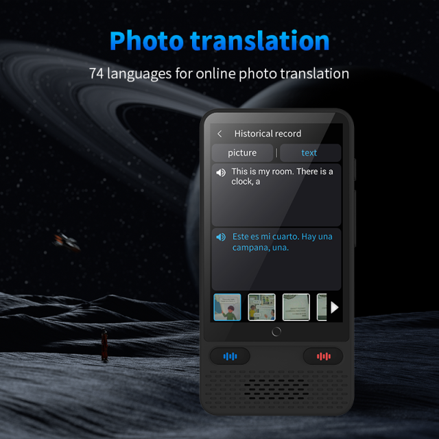 S85 ai translation Portable Intelligent Magn Etic Language Translation Device Instantly Translates Online