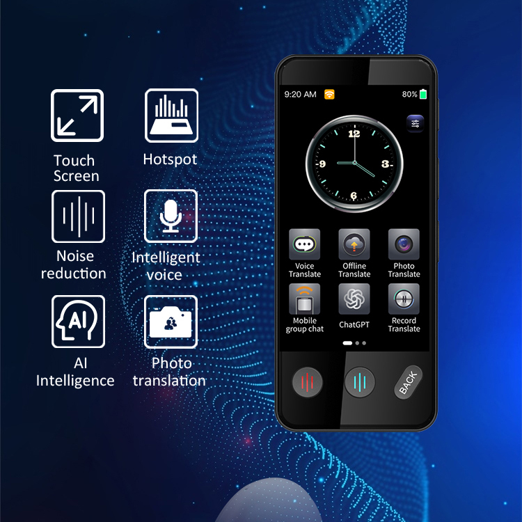 F13 ai translation Portable Intelligent Magn Etic Language Translation Device Instantly Translates Online