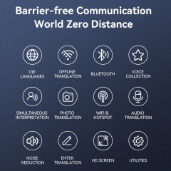 M30 ai Translator Machine Translation Device Electronic Voice Translator Supports Offline Translation