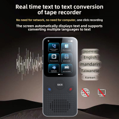 Y17 ai Translator Machine Translation Device Electronic Voice Translator Supports Offline Translation