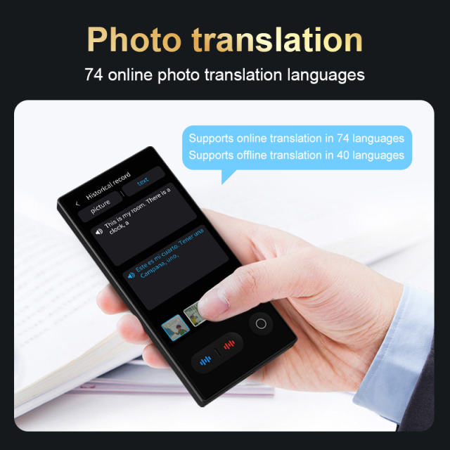 S35 ai translation Portable Intelligent Magn Etic Language Translation Device Instantly Translates Online