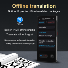 S35 ai translation Portable Intelligent Magn Etic Language Translation Device Instantly Translates Online