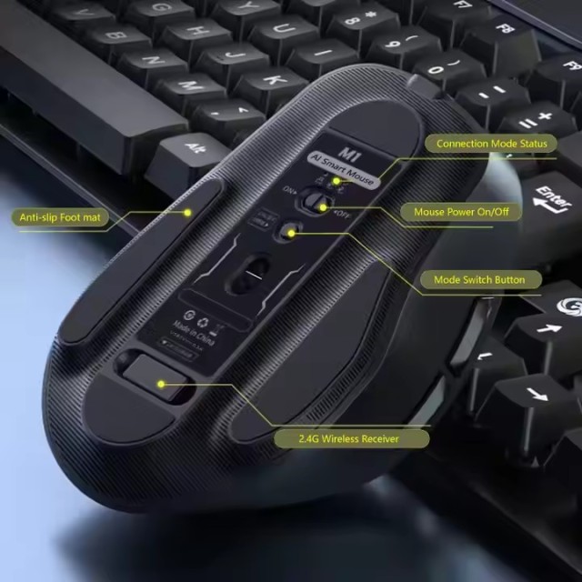 AI mouse Translator Machine Translation Device Electronic Voice Translator Supports Offline Translation