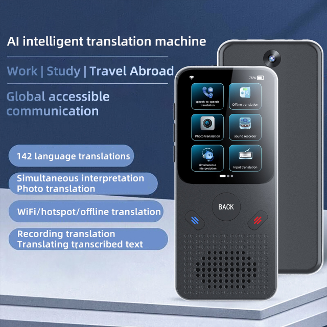 Y17 ai Translator Machine Translation Device Electronic Voice Translator Supports Offline Translation