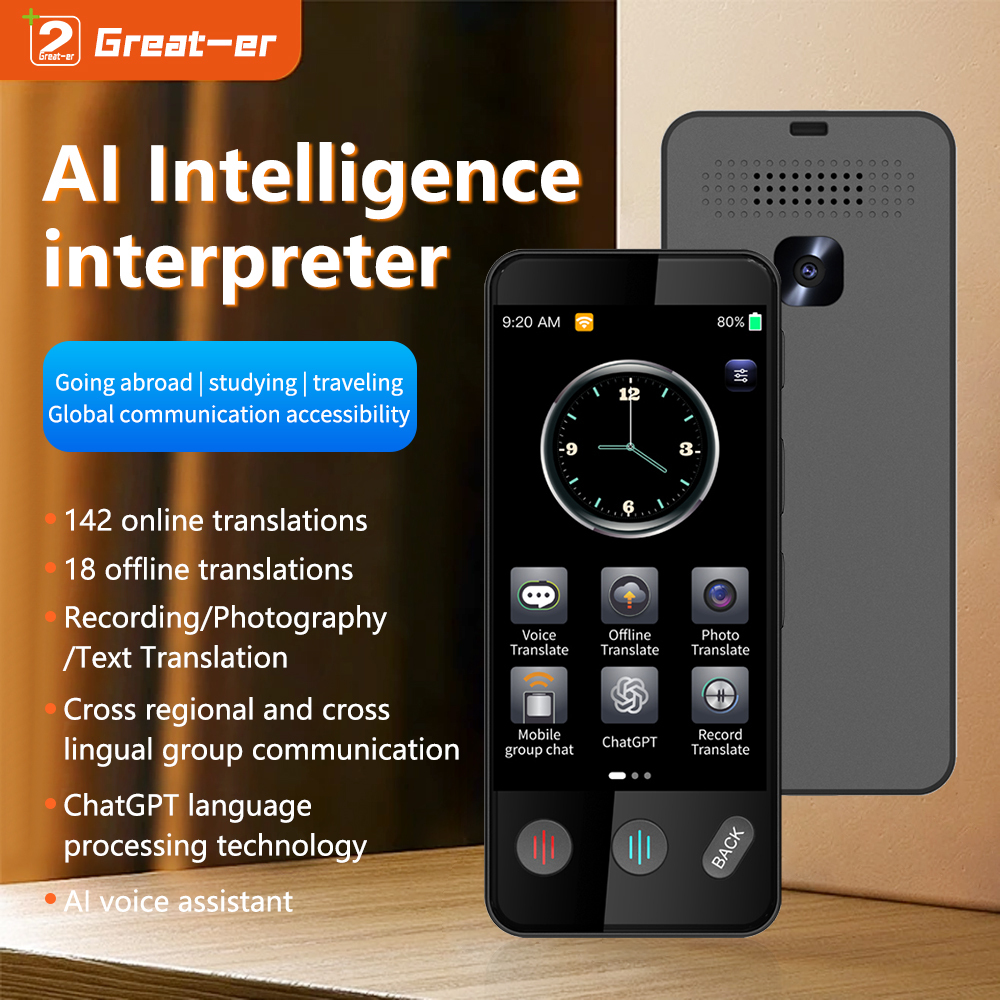 F13 ai translation Portable Intelligent Magn Etic Language Translation Device Instantly Translates Online