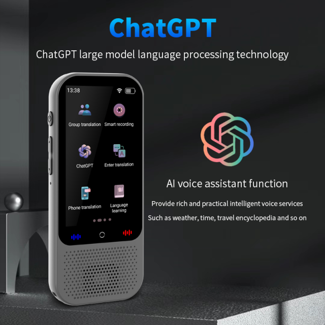 S80PRO ai translation Portable Intelligent Magn Etic Language Translation Device Instantly Translates Online