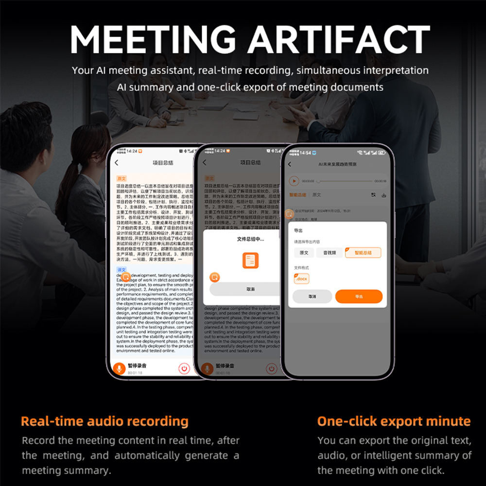 AI 102 ai Translator Machine Translation Device Electronic Voice Translator Supports Offline Translation