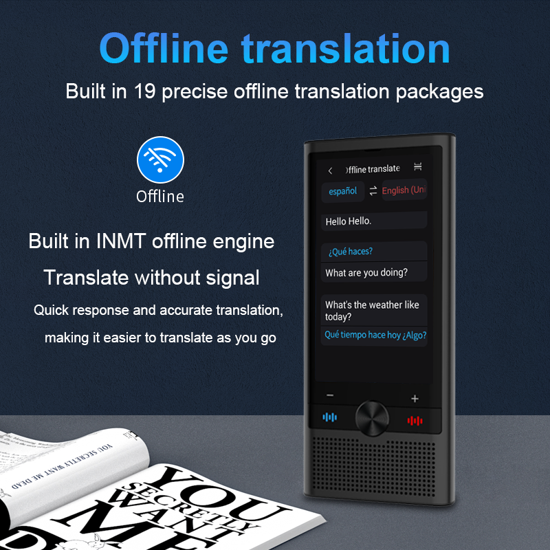 S10 ai translation Portable Intelligent Magn Etic Language Translation Device Instantly Translates Online