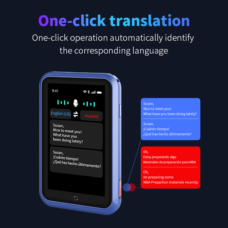 S30 ai translation Portable Intelligent Magn Etic Language Translation Device Instantly Translates Online