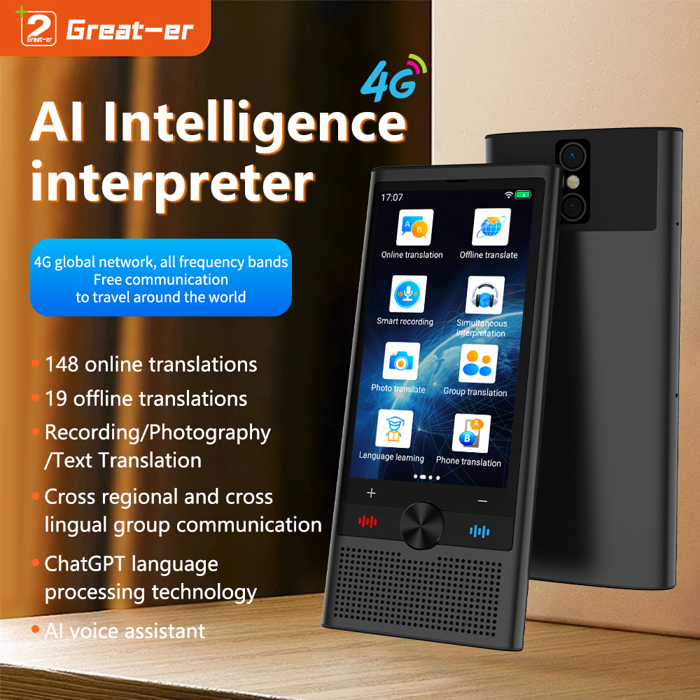 S10 ai translation Portable Intelligent Magn Etic Language Translation Device Instantly Translates Online