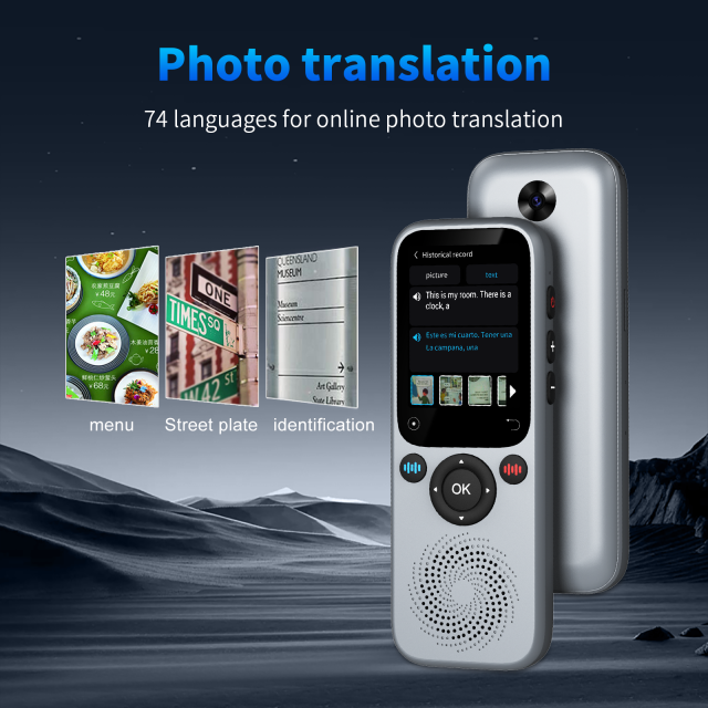 S20 ai translation Portable Intelligent Magn Etic Language Translation Device Instantly Translates Online