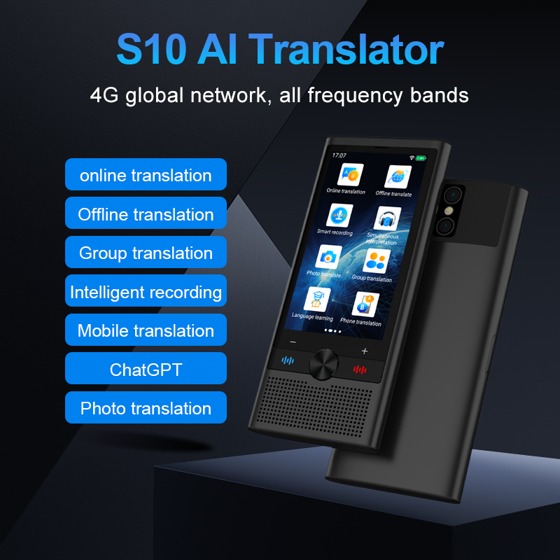 S10 ai translation Portable Intelligent Magn Etic Language Translation Device Instantly Translates Online