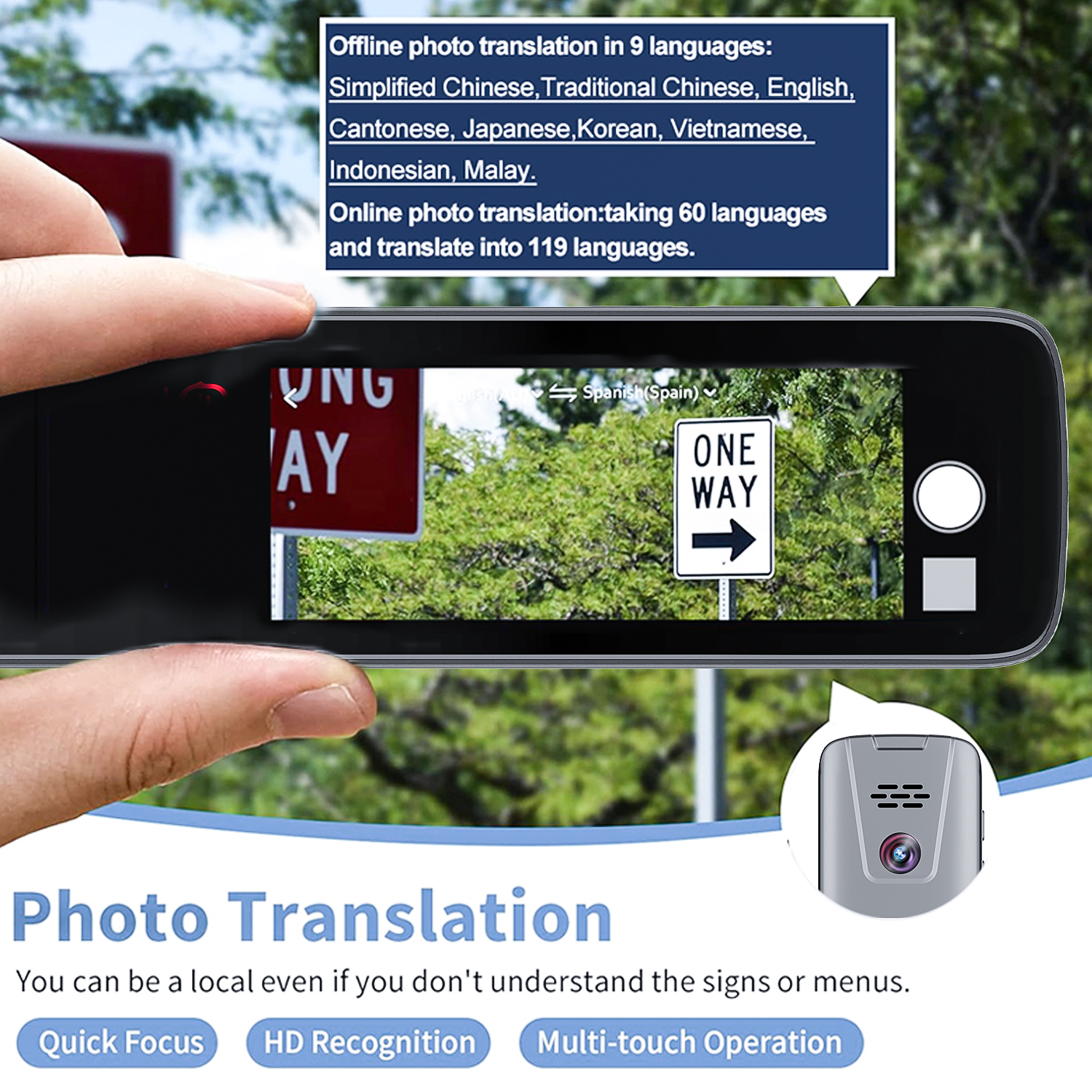 X9 Smart Portable Languages Translation Mini Portable Can Only Scan Translation Pen Wholesale Customization