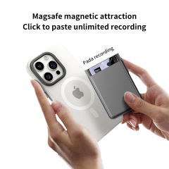 Mini Tape Recorder with Mag Netic Card Connection for Phone Recording Meeting Minutes, Call Recording ai Transcription