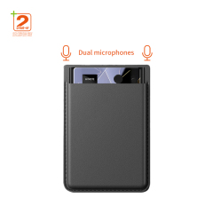 Recorder with Magnetic Card Link for Mobile Recording of Meeting Notes, Call Recording and AI Transcription