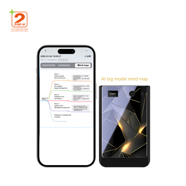 Magnetic Card - Coupled Recorder for Smartphone Meeting Note Taking, Call Recording AI Transcribe