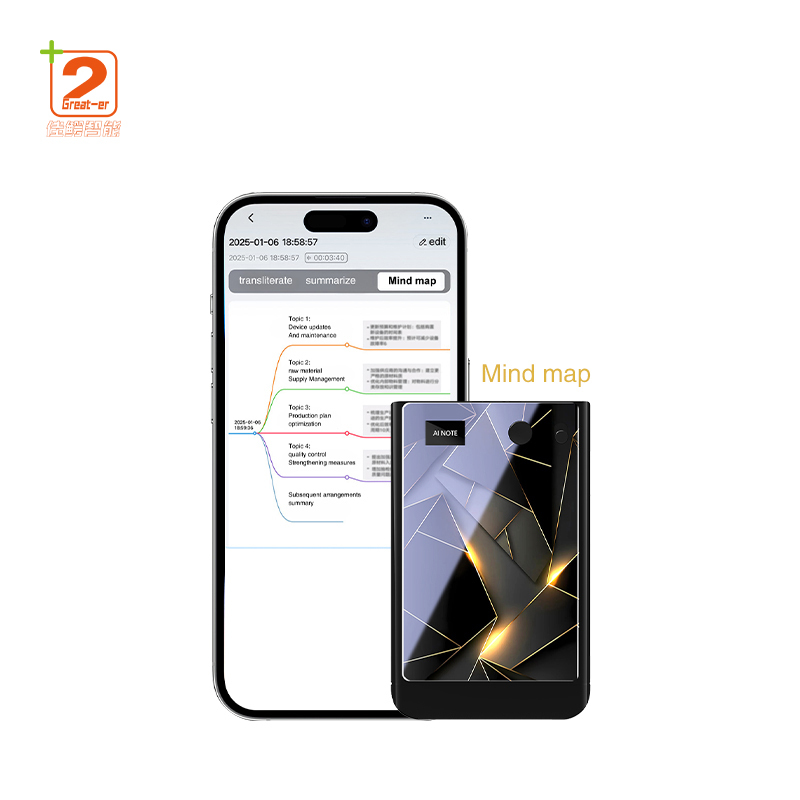  Recorder Featuring Magnetic Card Connection, Enabling Phone Recording of Meetings, Call Audio & AI Transcription