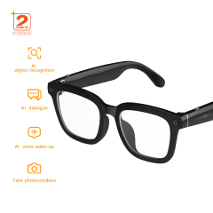 2025 v03 Smart Glasses with 500W HD Camera AI Translation ENC Noise Reduction Chatgpt Sports Smart Wearable Headset Men Women