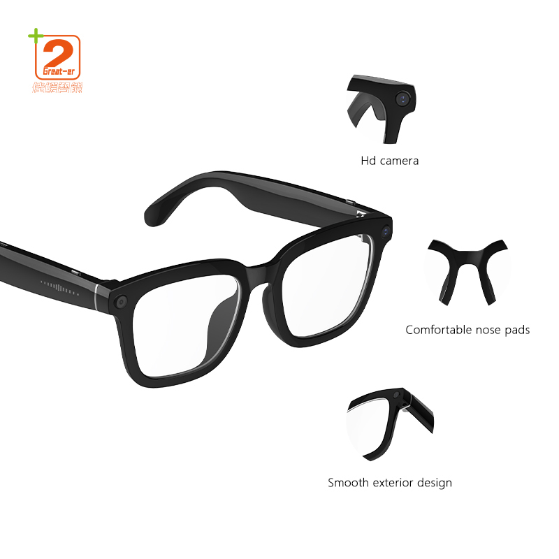 2025 new ai camera glasses voice assistants object recognition music translation smart glasses sunglasses