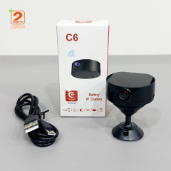 Manufacturers Wholesale C6 Mini Wifi Camera 1080P Wireless Voice Video Home Security Camera with Remote View Micro Camera
