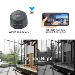 A9 Mini 1080P WiFi Security Camera Magnetic Network with Night Vision and CMOS Imaging Sensor Supports Memory Card Media