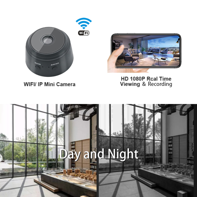 A9 Professional 1080P High Definition Mini Camera Portable WiFi Security Video Recorder Night Vision Kids Small Action Webcam