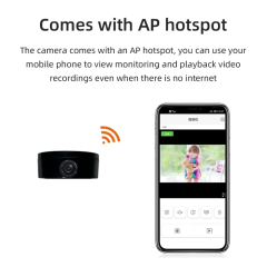 Wifi Camera C6 Cheap Smart Mini Camera Indoor Home Security Camera Remote Viewing Monitoring