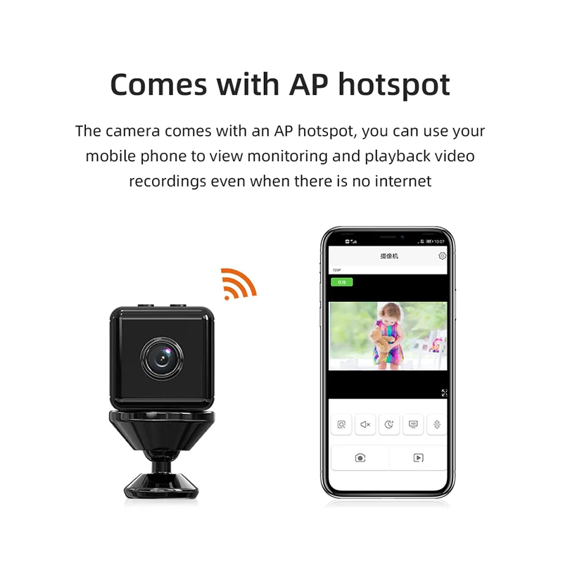 Camera HD 1080P Security IP Camera Night Vision Wifi Remote Viewing Video Camera