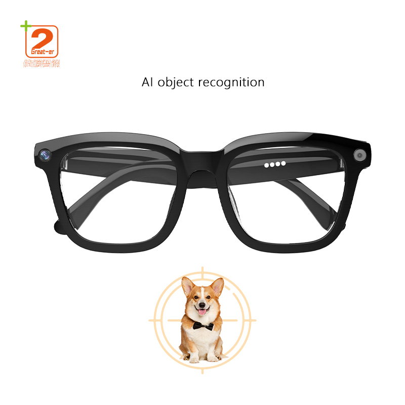2025 Newest Camera Smart Glasses Wireless Audio Portable Video Recording Motion Monitoring Glasses for Men Women