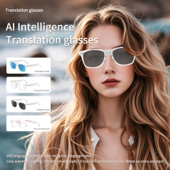 Fashion Smart Sunglasses With Open Ear TWS Earbuds Waterproof Stereo Bone Conduction Wireless Headphones With Microphone
