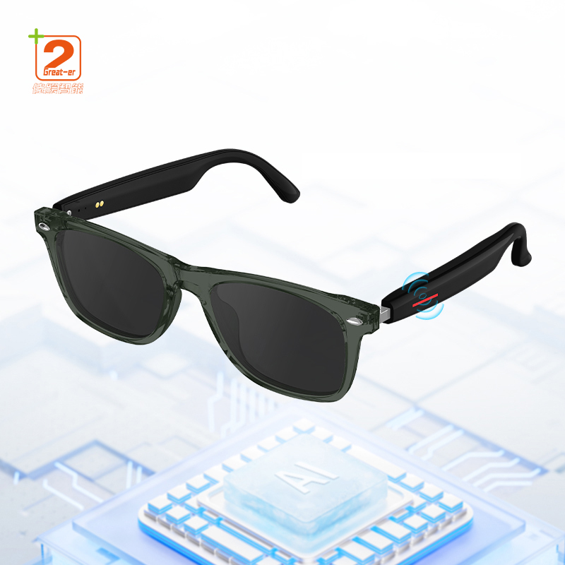 E13-C Smart Glasses Anti-blue Light UV Noise Reduction UV Voice Assistant E13 Smart Sunglasses