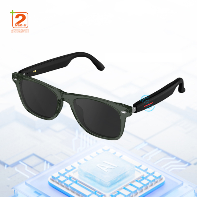 E13-C Smart Glasses Anti-blue Light UV Noise Reduction UV Voice Assistant E13 Smart Sunglasses