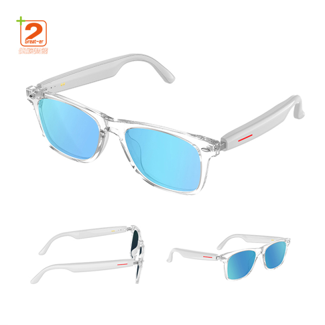 2025 Wireless Speaker Headset Headphone Music Smart Glasses Audio Blue Tooth Sunglasses Blue Tooth Smart Sun Glasses