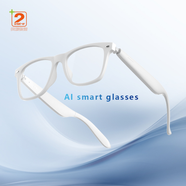 2025 A01 AI Voice Assistant Glasses Earphones With Camera Smart Glasses For Sport Smart Device