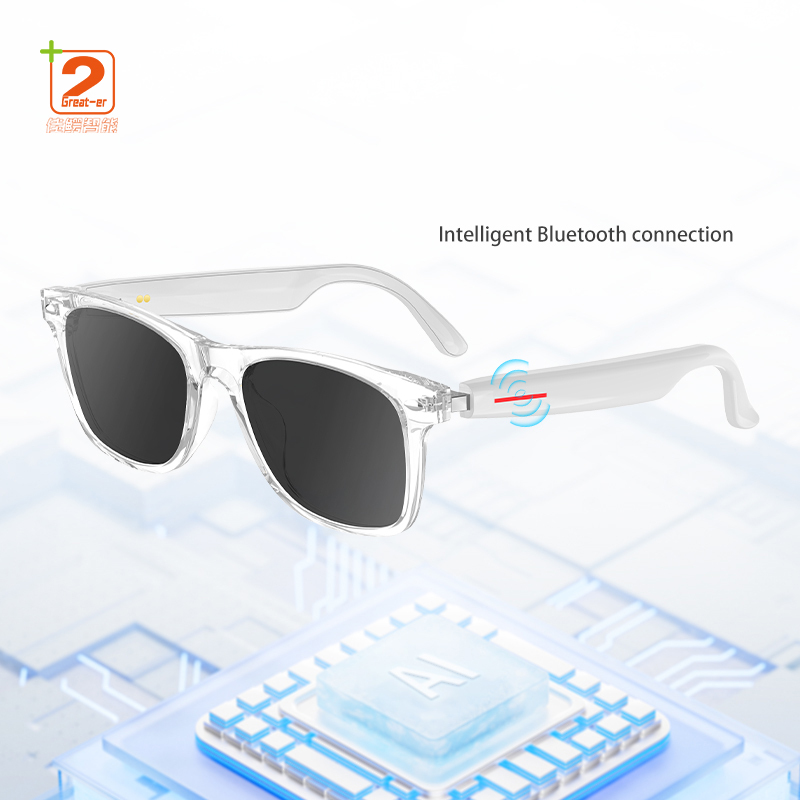 Smart Glasses AI Translation Wireless BT Call Music Intelligent Control Eyeglasses Outdoor Sunglasses For Men Women