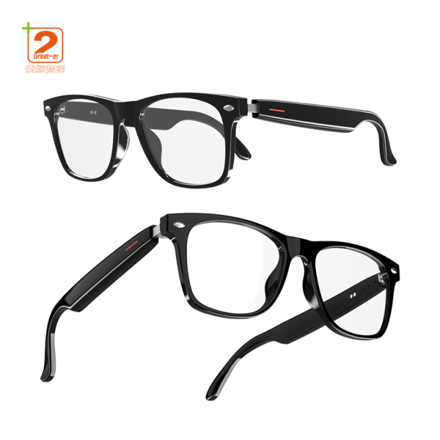 E13 AI Translation Smart Glasses, Wireless Communication, Music, Headphones, Waterproof Blue Light Smart Glasses
