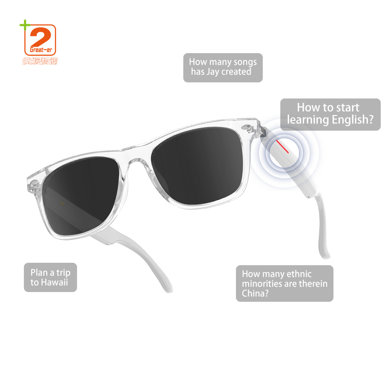 2025 Smart Glasses AI Translation Wireless BT Call Music Intelligent Control Eyeglasses Outdoor Sunglasses For Men Women