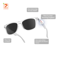 2025 Smart Glasses AI Translation Wireless BT Call Music Intelligent Control Eyeglasses Outdoor Sunglasses For Men Women