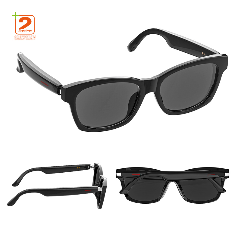2025 Customize Smart AI Translation Wireless Audio Glasses, Waterproof Music Call Smart Glasses