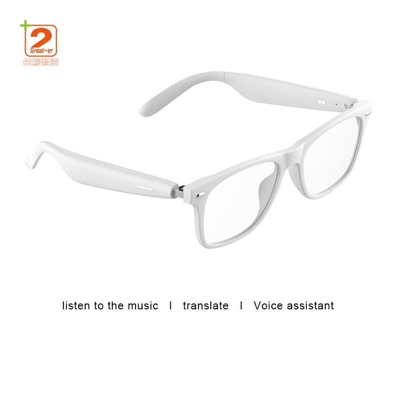 AI Intelligent Glasses Bluetooth A01 Smart Glasses Wireless Headset With Magnetic Charging