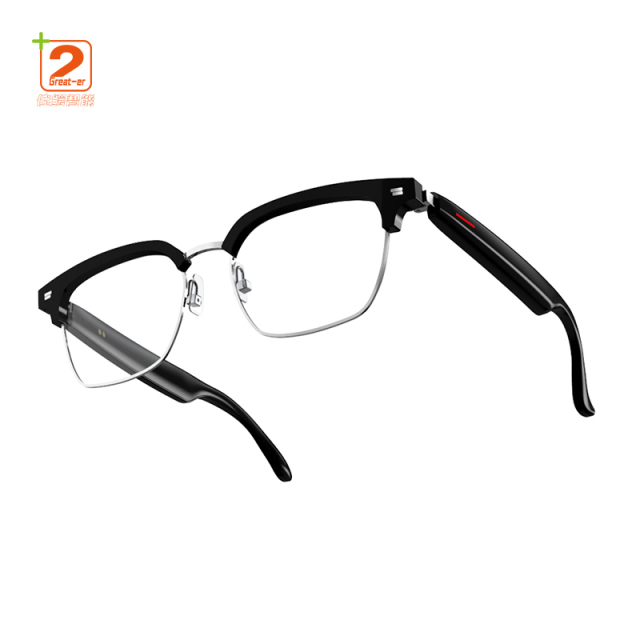 AI Translation E13 Smart Glasses Earbuds Touch Control Bone Conduction Headphones Smart Sunglasses Audio Glasses