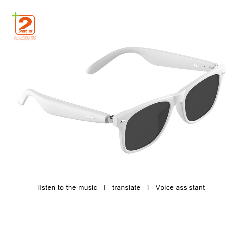 2025 A01 AI Intelligent Glasses Bluetooth Smart Glasses Wireless Headset With Magnetic Charging