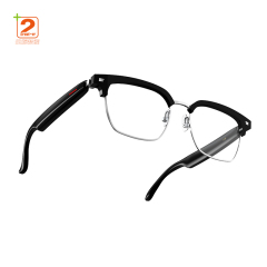 2025 AI Translation E13 Smart Glasses Earbuds Touch Control Bone Conduction Headphones Smart Sunglasses Audio Glasses