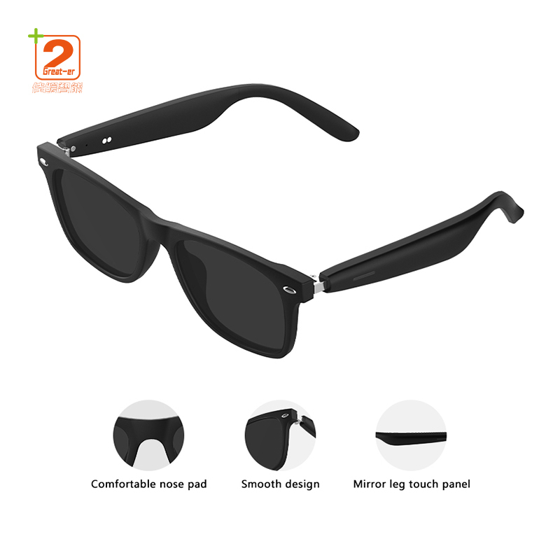 A01 AI Smart Sunglasses For Men Women Blue Tooth Audio Eyeglasses New Smart Wearable Headset