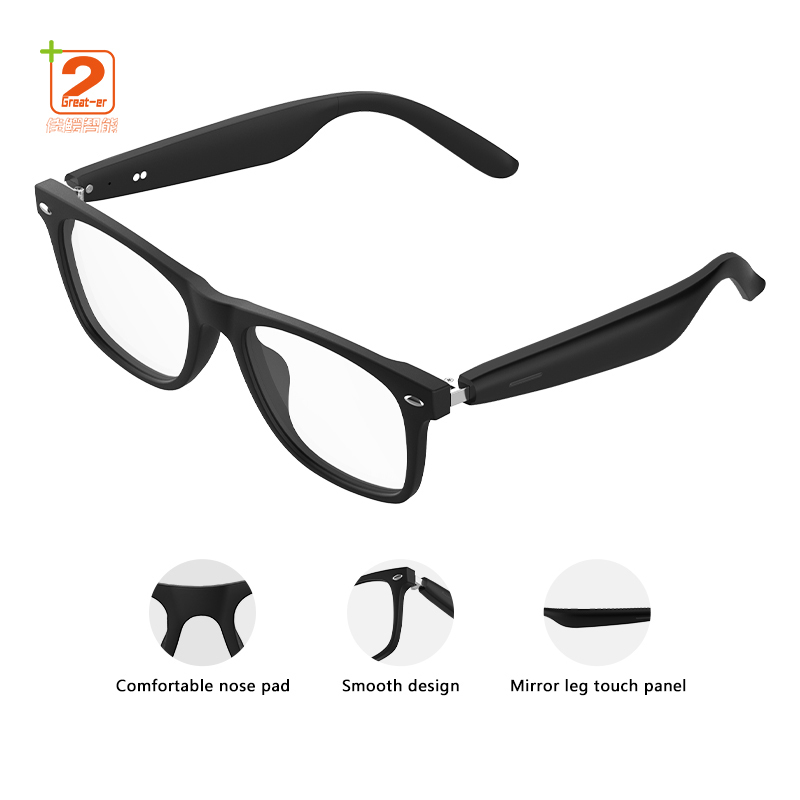 2025 A01 AI Smart Sunglasses For Men Women Blue Tooth Audio Eyeglasses New Smart Wearable Headset