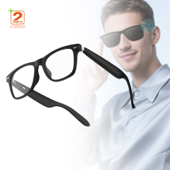 New A01 Smart Glasses Wireless Call Music Playback Half Frame Smart Eyeglasses With Anti-Blue Light / Sunglasses