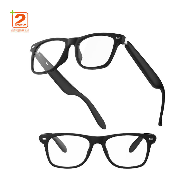 2025 A01 Smart Glasses Bluetooth Earphones Anti-Bluray Stereo Headset Dual Speaker Touch Music Control Headphone Sunglasses