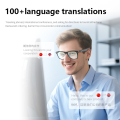 2025 AI A01 Smart Glasses Voice Assistant Phone Call Long Battery Life Smart Wearable Headset Sunglasses